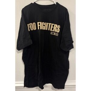 Foo Fighters T-Shirt Mens XXL Black 2023 Tour Rock Band Graphic Tee